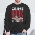 Adicto A Los Libros De Crimen True Crime Camisa de entrenamiento Regalos para ancianos