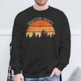 Adventure Awaits Retro Hiking Sweatshirt Gifts for Old Men