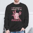 Ajolote Animal Lindo Anfibio Exótico Salamandra Axolotl Camisa de entrenamiento Regalos para ancianos