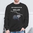 Aktien Börse Dachs Im Keller Lustig Geschenk Birthday Sweatshirt Geschenke für alte Männer