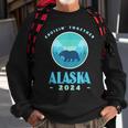 Alaska 2024 Alaska Souvenirs Family Friends Group Sweatshirt Gifts for Old Men