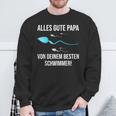 Alles Gute Papaon Dein Besten Schwimmer Sweatshirt Geschenke für alte Männer