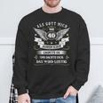 Als Gott Michor 40 Jahren Schuf Grinste Er Das Wird Lustig Als Gott Sweatshirt Geschenke für alte Männer