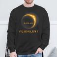 America Total Solar Eclipse 2024 Vermont 04 08 24 Usa Sweatshirt Gifts for Old Men