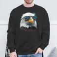 American Bald Eagle Usa Flag 4Th Of July Eagle Usa Sweatshirt Gifts for Old Men