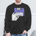 Amiga Workbench Diskette Insert Retro Computer Sweatshirt Geschenke für alte Männer