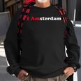 Amsterdam Holland Dutch Tourist Memento Souvenir I Love Sweatshirt Gifts for Old Men