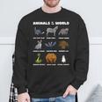 Animals Of The World Rare Animals Memes Sweatshirt Gifts for Old Men