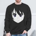 Anime Face Manga Lover Otaku Style Japanese Sweatshirt Gifts for Old Men