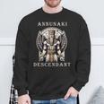 Annunaki Descendant Alien God Ancient Sumerian Mythology Sweatshirt Gifts for Old Men