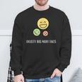 Anxiety Has Many Faces Anxiety Quote Sweatshirt Gifts for Old Men