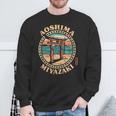 Aoshima Miyazaki Japan Surfen Aoshima Schrein Japanischer Kanji Sweatshirt Geschenke für alte Männer