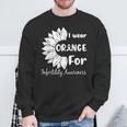 In April We Wear Orange Infertility Awareness Sunflower Sweatshirt Gifts for Old Men