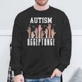 In April We Wear Red Autism Awareness Acceptance Red Instead Sweatshirt Gifts for Old Men