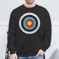 Archery Target Fita Bow And Arrows Sweatshirt Gifts for Old Men