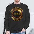 Arkansas Total Solar Eclipse 2024 Totality April 8Th 2024 Sweatshirt Gifts for Old Men