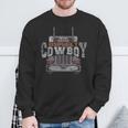 Asphalt Cowboy Cool Truck Driver Trucker Sweatshirt Gifts for Old Men