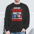 Assistant Fireworks Director If You See Running Sweatshirt Gifts for Old Men