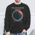 Astronomy Once In A Lifetime Eclipse Minimalistic Solar Ecli Sweatshirt Gifts for Old Men