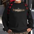 Atlantic Salmon Vintage Illustration Da Vinci Style Fishing Sweatshirt Gifts for Old Men