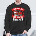 Aus Dem Weg Ich Bin Im Einsatz German Langu Sweatshirt Geschenke für alte Männer