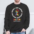 Autism Awareness Respect Love Support Acceptance Inclusion Sweatshirt Gifts for Old Men