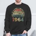 Awesome Since April 1964 Vintage 60Th Birthday Dad Sweatshirt Gifts for Old Men