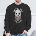 Awesome Dads Have Beards Bearded Skull Fathers Day Sweatshirt Gifts for Old Men