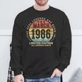 Awesome March 1986 Vintage 38Th Birthday Made In 1986 Sweatshirt Gifts for Old Men