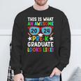 What An Awesome Pre-K Looks Like 2024 Graduation Sweatshirt Gifts for Old Men