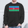 Azerbaijan Flag Vintage Azerbaijani Colors Sweatshirt Geschenke für alte Männer