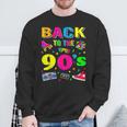 Back To 90'S 1990S Vintage Retro Nineties Costume Party Sweatshirt Gifts for Old Men