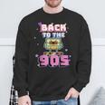 Back To The 90S 90Er Jahre Kleidung Kostüm Outfit S Sweatshirt Geschenke für alte Männer