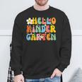Back To School Hello Kindergarten Squad Teachers & Students Sweatshirt Gifts for Old Men
