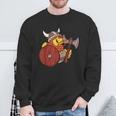 Badeente Wikinger Ente Lustige Gummiente Liebhaber Sweatshirt Geschenke für alte Männer