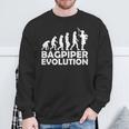 Bagpiper Evolution Sweatshirt Geschenke für alte Männer