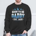 Bald Papa Sein 2025 Neue Papa Schwangerschaft Enthüllen Sweatshirt Geschenke für alte Männer