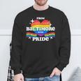 From Baltimore With Pride Lgbtq Gay Lgbt Homosexual Sweatshirt Gifts for Old Men