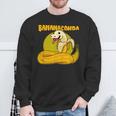 Bananaconda Snake With Banana Pyjamas Anaconda Python Sweatshirt Gifts for Old Men