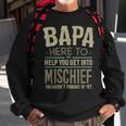 Bapa From Grandchildren For Fathers Day Bapa Sweatshirt Gifts for Old Men