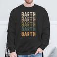 Barth Personalized Reunion Matching Family Name Sweatshirt Gifts for Old Men