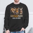 Bärtigermann All In One Retro Viking Black Sweatshirt Geschenke für alte Männer