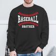 Baseball Brother Laces Little League Big Bro Matching Family Sweatshirt Gifts for Old Men