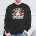 Beagle Fantasie Sushi Club Dog Sweatshirt Geschenke für alte Männer
