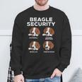 Beagle Security Pet Dog Lover Owner Women Sweatshirt Gifts for Old Men
