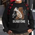 Bearitone Baritone Player Euphonium Lover Marching Band Sweatshirt Gifts for Old Men