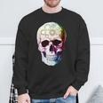 Beautiful Steampunk Multicolor Gear Skull Sweatshirt Gifts for Old Men