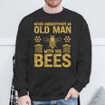 Beekeeping Never Underestimate An Old Man With His Bees Sweatshirt Gifts for Old Men