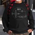 Bell X-1 Supersonic Aircraft Sound Barrier Rocket Sweatshirt Gifts for Old Men