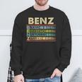 Benz Family Name Benz Last Name Team Sweatshirt Gifts for Old Men